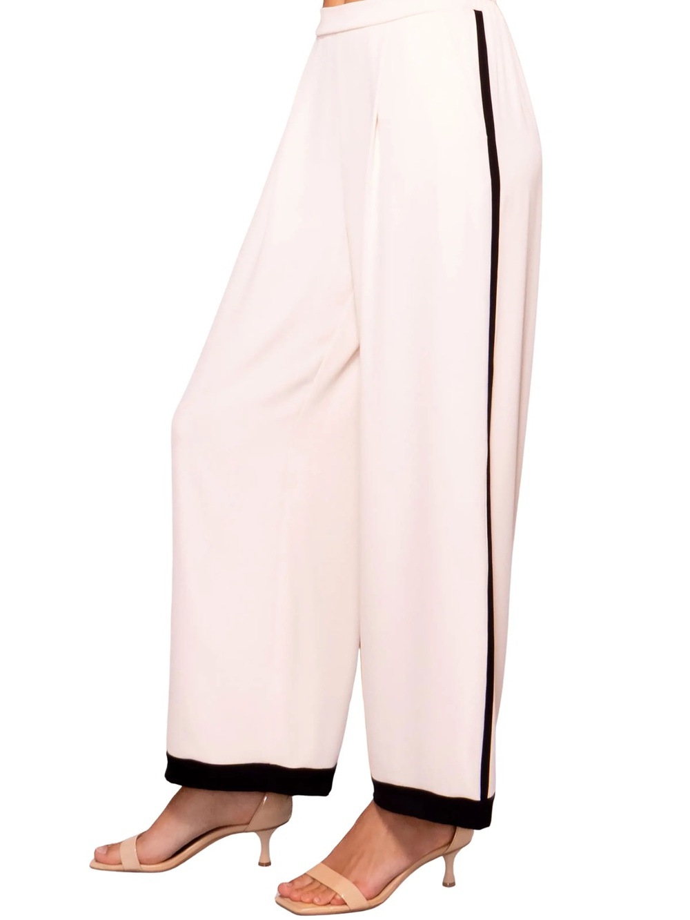 MELLODAY Side Stripe Wide Leg Pants